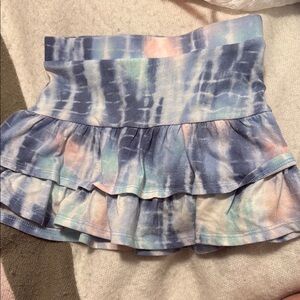 Tie-Dye Ruffle Skirt
